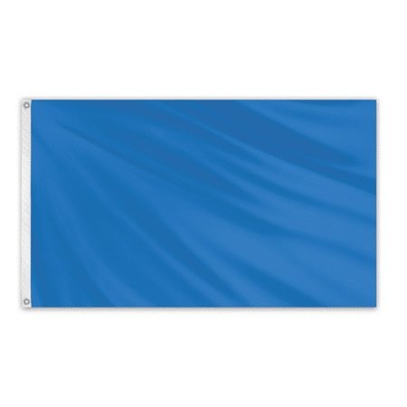 Solid Color Outdoor Nylon Flag 3' x 5' - French Blue -  GLOBAL FLAGS UNLIMITED, 204636